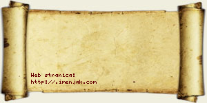 Irena Aksentijević vizit kartica